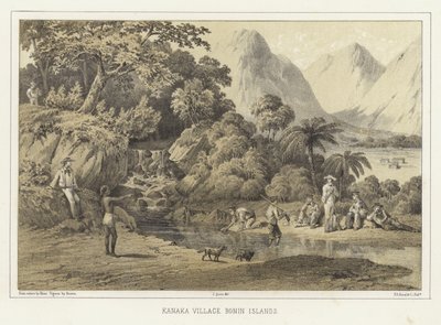 Kanaka Village, Bonin Islands by American School
