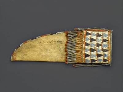 Knife sheath, Eastern Sioux, from Fort Snelling, Minnesota by American School