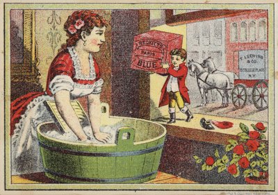 Lady Hand Washing by American School