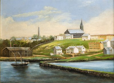 Landscape of Bunker Hill by American School