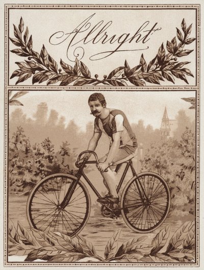 Man Cycling by American School