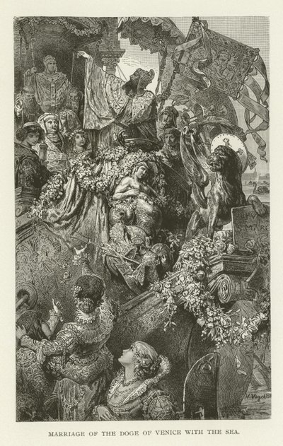Marriage of the Doge of Venice with the Sea by American School