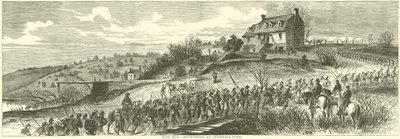 Mine Run, recrossing at Germania Ford, November 1863 by American School