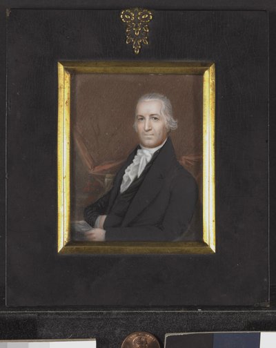 Miniature Portrait of Samuel Osgood, c.1789 by American School