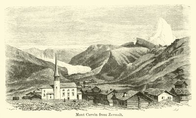 Mont Cervin from Zermalt by American School
