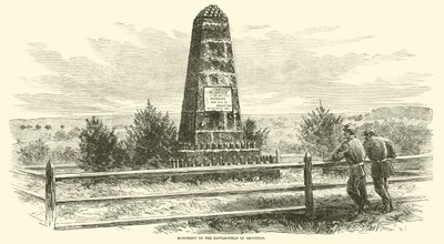 Monument on the Battlefield of Groveton, August 1862 by American School