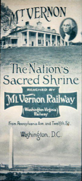 Mt. Vernon Railway publicity leaflet by American School