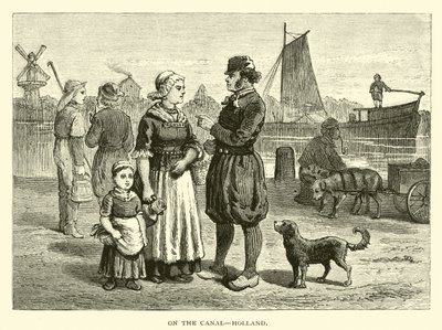 On the canal, Holland by American School