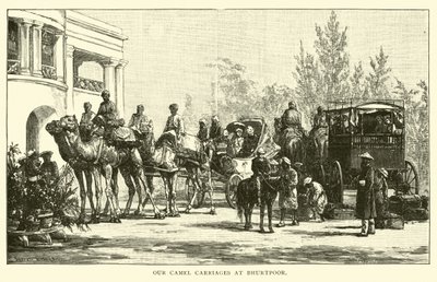Our Camel Carriages at Bhurtpoor by American School