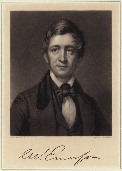 Portrait of Ralph Waldo Emerson by American School
