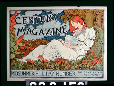 Poster advertising Century Magazine, Midsummer Holiday Number, New York by American School