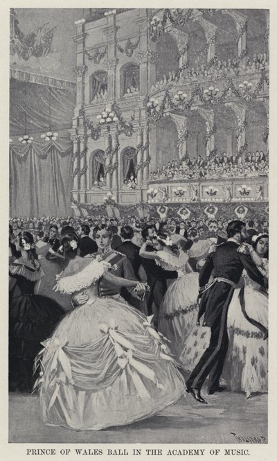Prince of Wales Ball in the Academy of Music by American School