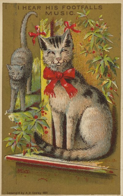 Proud Smiling Cat by American School