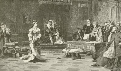 Queen Catharine of Aragon Denies the Right of the Ecclesiastical Court to Adjudge Her Cause by American School