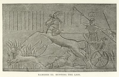Rameses III Hunting the Lion by American School
