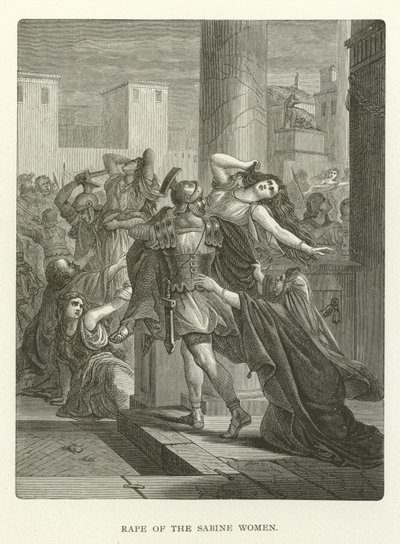 Rape of the Sabine Women by American School