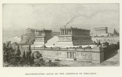 Reconstructed Altar on the Acropolis of Pergamon by American School