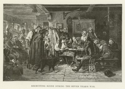Recruiting Scene during the Seven Years War by American School