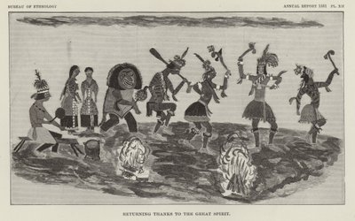 Returning Thanks to the Great Spirit by American School