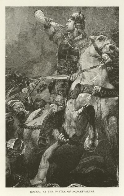 Roland at the Battle of Roncesvalles by American School