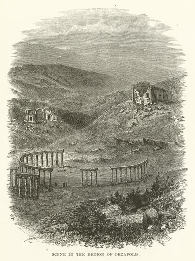 Scene in the Region of Decapolis by American School