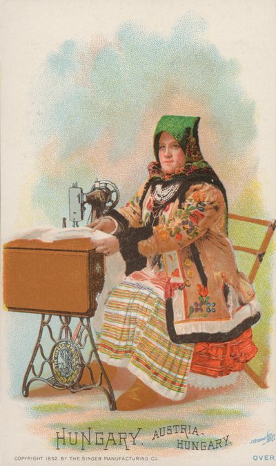 Sewing Machine, Hungary, Austria-Hungary by American School