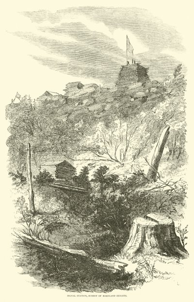 Signal Station, Summit of Maryland Heights, September 1862 by American School