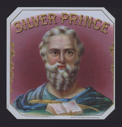 Silver Prince, cigar label by American School