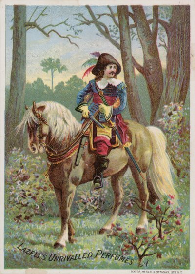 Soldier on horseback by American School