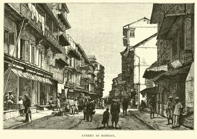 Street in Bombay by American School