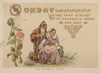 Sunday, the day that is blest with heavenly peace and rest by American School
