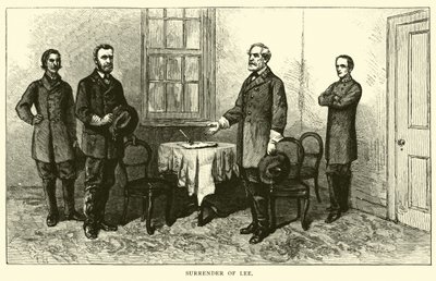 Surrender of Lee by American School