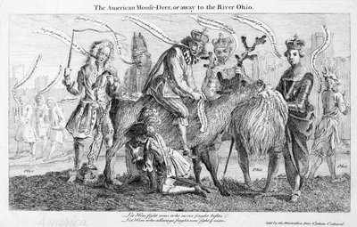 The American-Moose Deer or, Away to the River Ohio by American School
