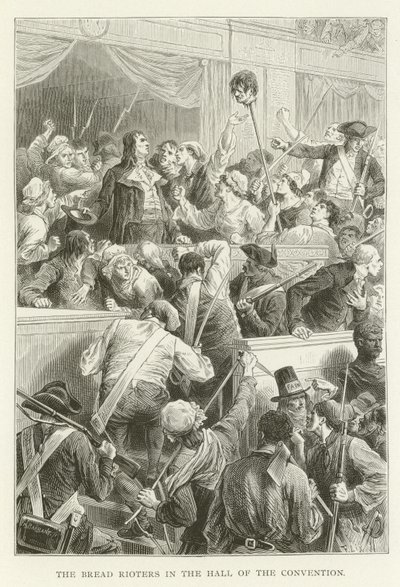 The Bread Rioters in the Hall of the Convention by American School