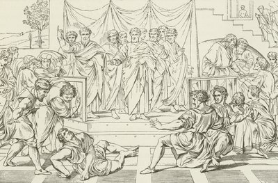The Death of Ananias by American School