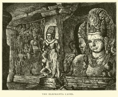 The Elephanta Caves by American School