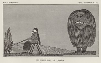 The Flying Head Put to Flight by American School