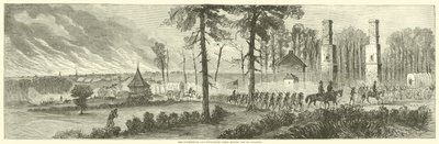 The Fourteenth and Twentieth Corps Moving Out of Atlanta, November 1864 by American School