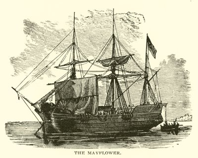 The Mayflower by American School
