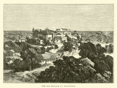 The Old Palace at Bhurtpoor by American School