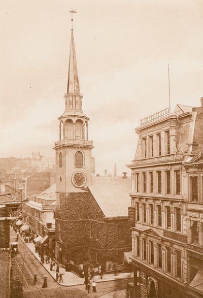 The Old South Meeting House, Boston by American School