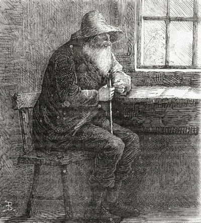 The Patriarch, Illustration for A Community of Outcasts by American School