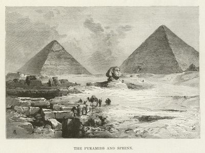 The Pyramids and Sphinx by American School
