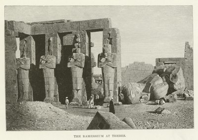 The Ramesseum at Thebes by American School