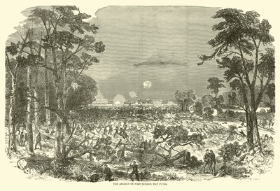 The Assault on Port Hudson, 27 May 1863 by American School