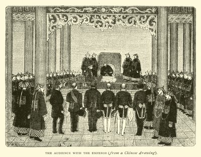 The audience with the Emperor by American School
