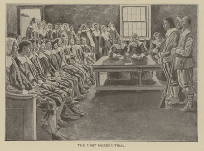 The First Murder Trial in New England by American School