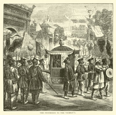 The Procession to the Viceroys by American School