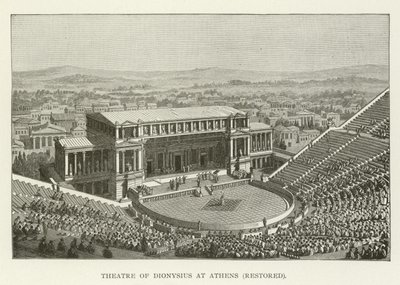 Theatre of Dionysius at Athens, Restored by American School