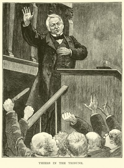 Thiers in the Tribune by American School